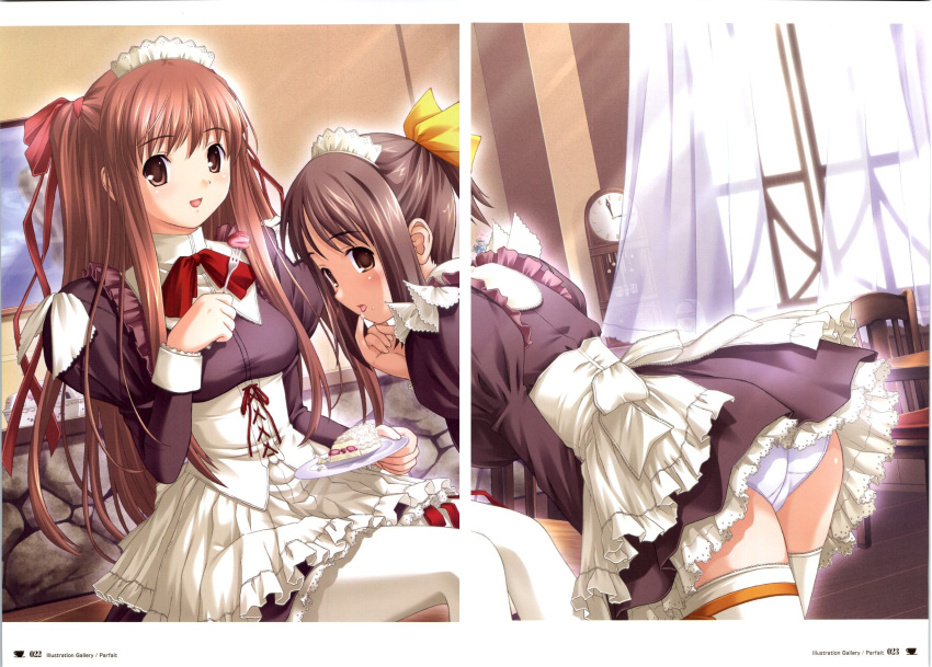 fixme gap kazami_yui maid nekonyan parfait_chocolate_second_brew yukino_asuka