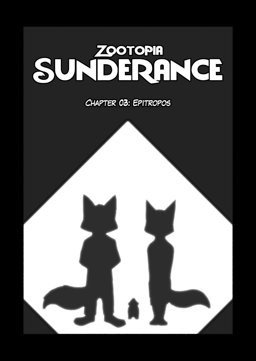 2022 anthro biped black_border border canid canine clothed clothing cover cover_art cover_page disney english_text foxxj group hi_res mammal monochrome silhouette text trio zootopia