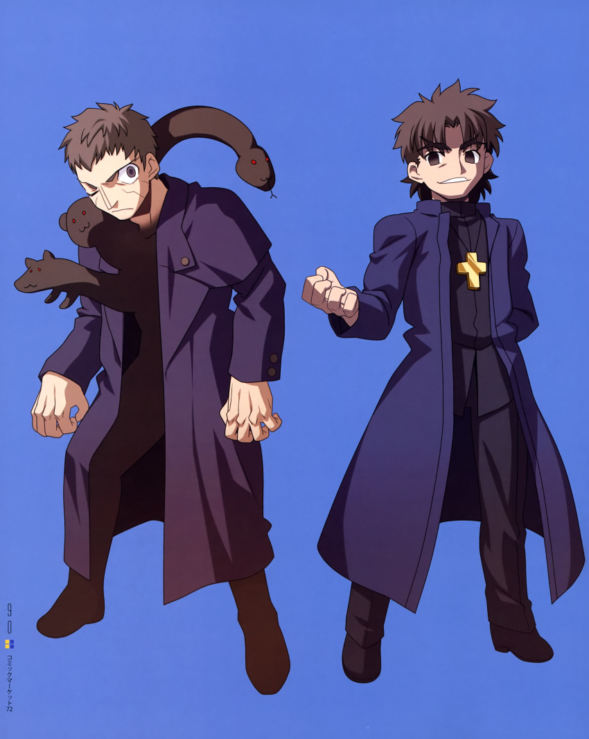 chibi fate/stay_night kotomine_kirei male nrvnqsr_chaos takeuchi_takashi tsukihime type_moon