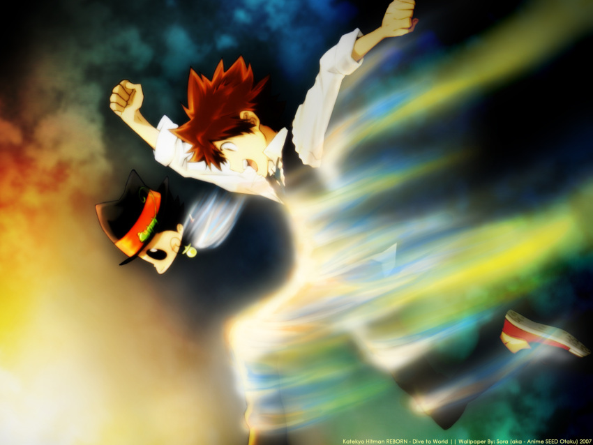 katekyou_hitman_reborn leon reborn sawada_tsunayoshi tagme