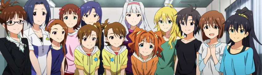 akizuki_ritsuko amami_haruka futami_ami futami_mami ganaha_hibiki hagiwara_yukiho hoshii_miki idolmaster kikuchi_makoto kisaragi_chihaya minase_iori miura_azusa screen_capture shijou_takane takatsuki_yayoi