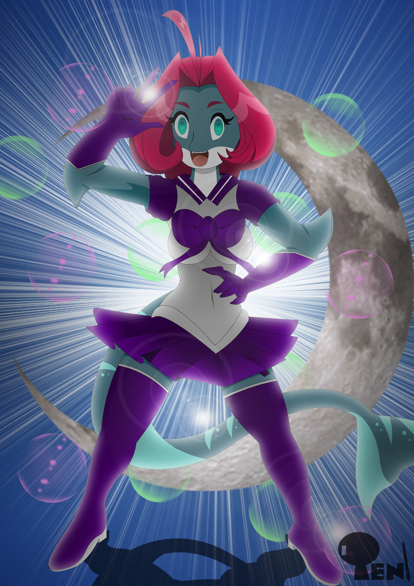 absurd_res anthro edo_nova female fish hi_res magical_girl_outfit marine shark solo umi