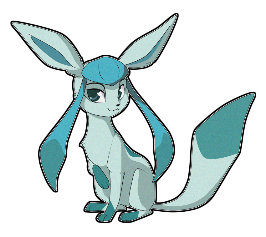 alpha_channel ambiguous_gender blue_body blue_eyes blue_fur blue_tail dipstick_tail eeveelution feral fur generation_4_pokemon glaceon hi_res markings milk-jug mouth_closed nintendo pokemon pokemon_(species) simple_background sitting solo tail tail_markings transparent_background