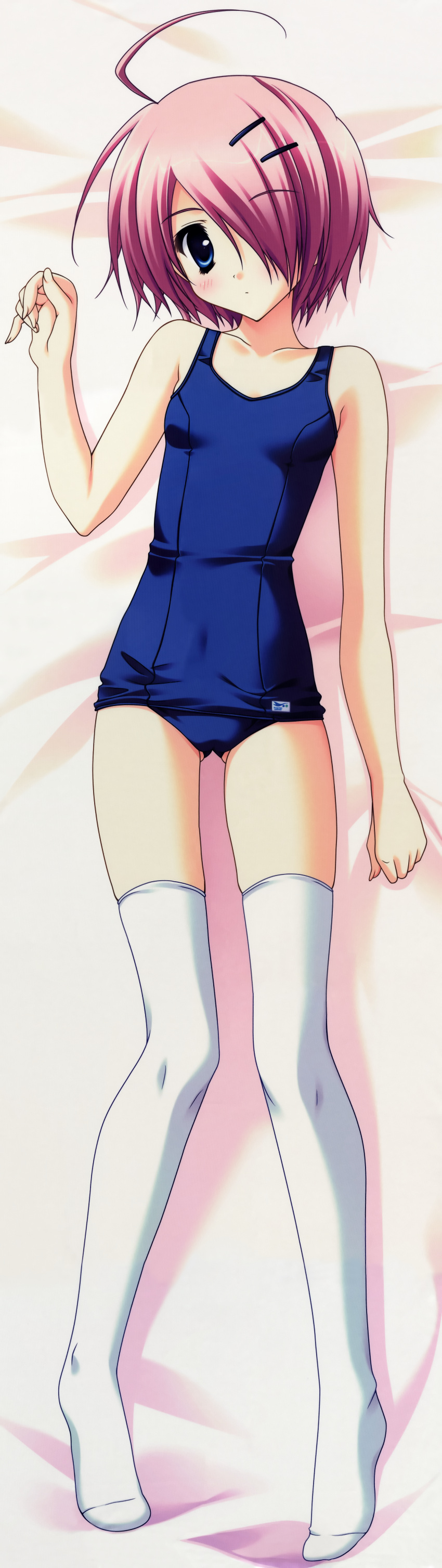 akane_iro_ni_somaru_saka dakimakura mizugi ryohka shiraishi_nagomi sukumizu thighhighs