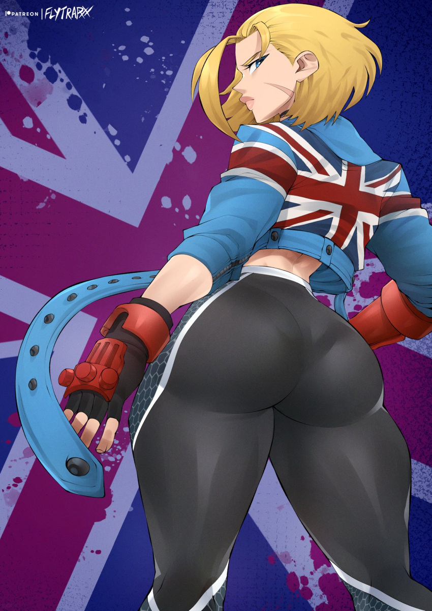 1girls ass big_ass big_butt bubble_ass bubble_butt cammy_white capcom fat_ass fat_butt female female_only flytrapxx fully_clothed huge_ass huge_butt solo street_fighter street_fighter_6 thick_ass thick_thighs union_jack