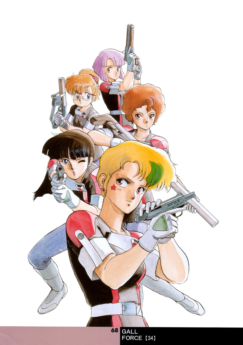 amy_(gall_force) catty gall_force gun lufy megane shildy sonoda_kenichi spea uniform