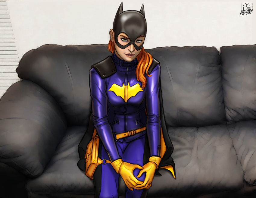 1girls barbara_gordon batgirl batman_(series) dc dc_comics female female_only fully_clothed pumpkinsinclair solo tagme