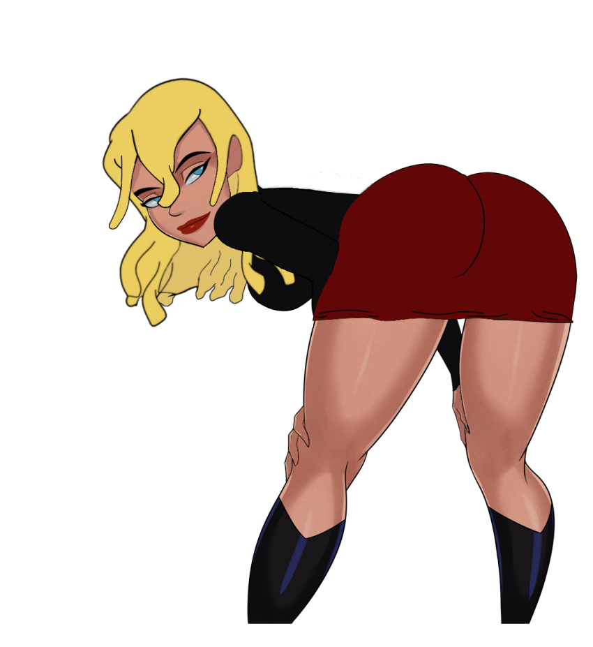 1girls batman_(series) batman_beyond blonde_hair dc dc_comics dcau edit female female_only fully_clothed m3400 melanie_walker solo sunsetriders7 ten_(royal_flush_gang) transparent_background