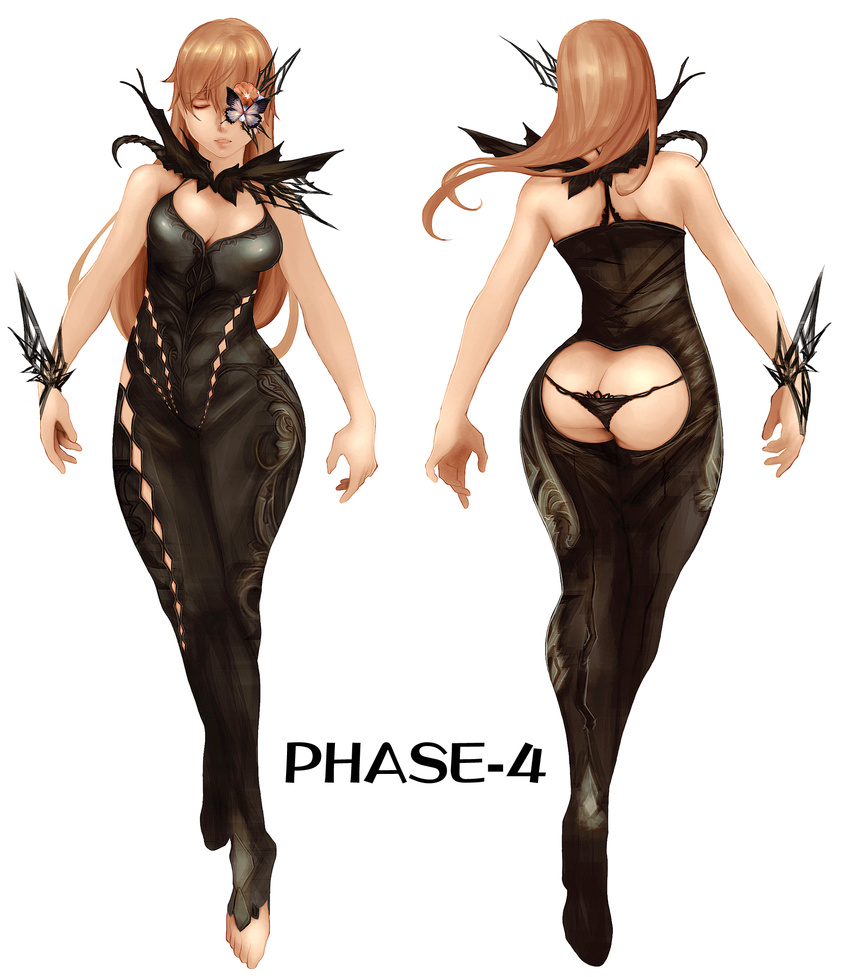 ass cleavage dead_or_alive eyepatch pantsu phase-4