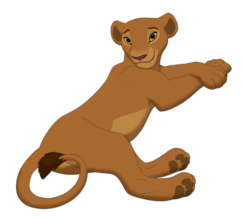 alpha_channel convenient_censorship disney felid female feral fur hi_res lion looking_back lying mammal nala_(the_lion_king) pantherine pawpads paws simple_background smile solo tan_body tan_fur the_giant_hamster the_lion_king transparent_background