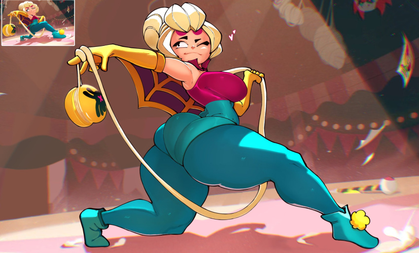 1girls 2023 ass big_ass big_breasts big_butt blonde_hair brawl_stars breasts bubble_ass bubble_butt busty charlie_(brawl_stars) clothed clothed_female clothing curvaceous curvy curvy_body curvy_female curvy_figure curvy_hips dat_ass fat_ass female female_focus female_only fully_clothed fully_clothed_female gloves huge_ass huge_breasts huge_butt jacksito_(artist) large_ass large_breasts large_butt light-skinned_female light_skin long_gloves long_hair looking_up makeup slim_waist solo solo_female solo_focus supercell thick_ass thick_thighs voluptuous voluptuous_female wide_hips