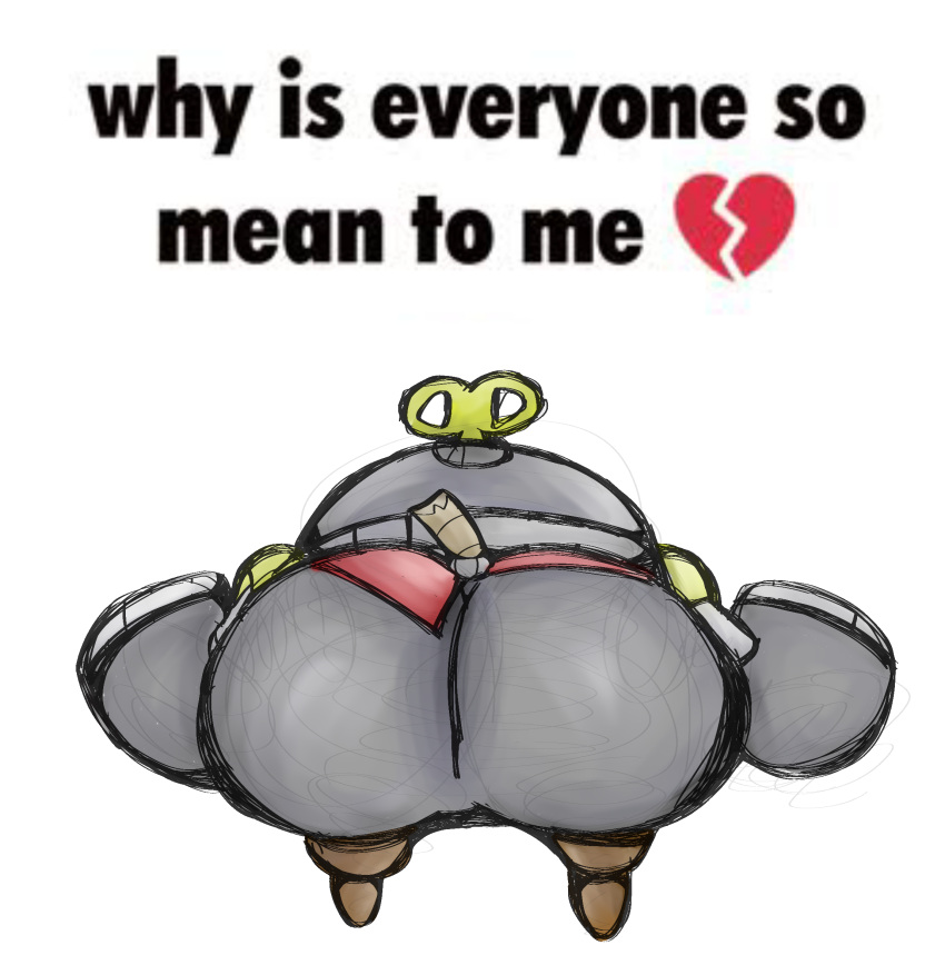 1boy 1robot ass brawl_stars gay giant_ass glistening glistening_body im_sorry meme oversized_ass shitpost tagme tick_(brawl_stars)