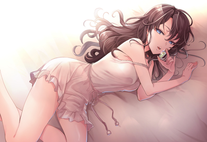 blue_eyes brown_hair ichinose_shiki idolmaster idolmaster_cinderella_girls long_hair null_(chronix)