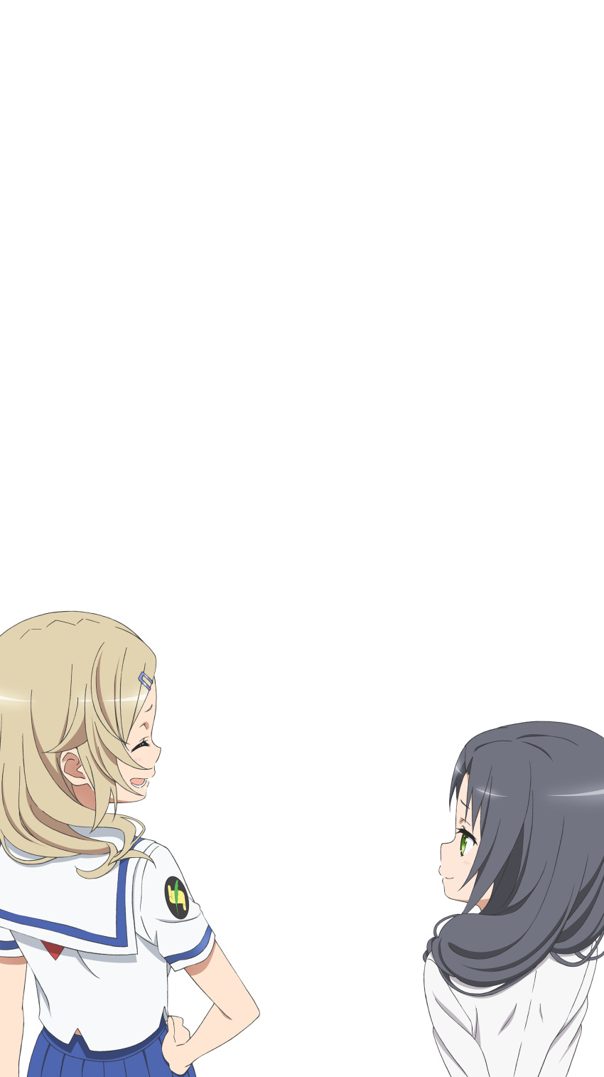 high_school_fleet kaburagi_minami seifuku tagme toumatsu_mimi transparent_png