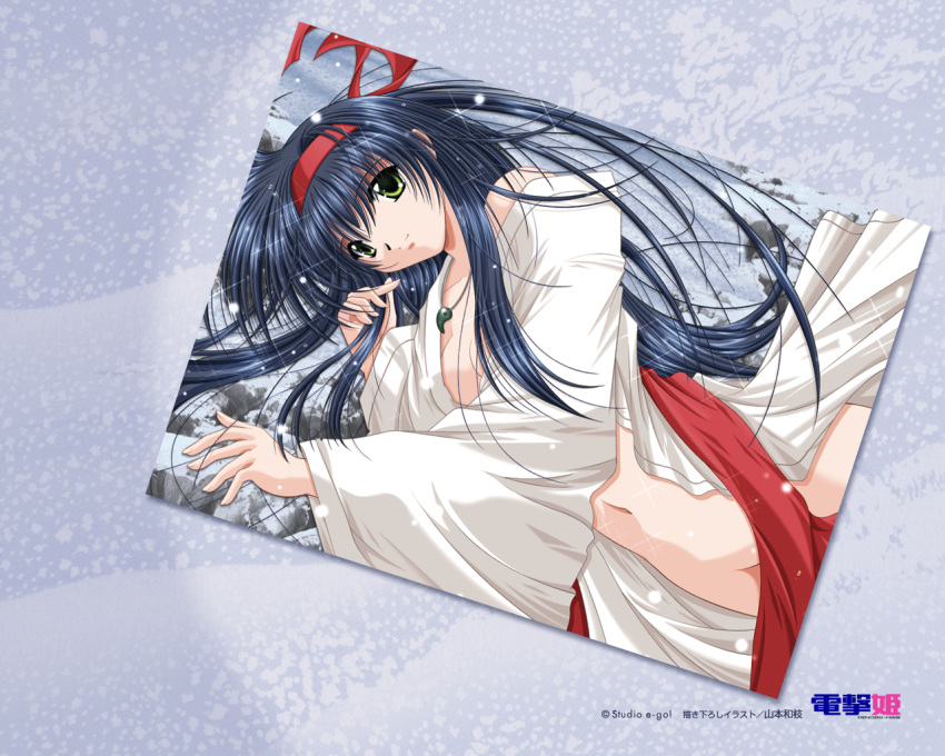 miko no_bra nopan undressing wallpaper yamamoto_kazue