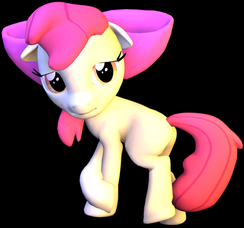 2014 3d_(artwork) apple_bloom_(mlp) digital_media_(artwork) earth_pony equid equine female feral friendship_is_magic hasbro hi_res horse mammal my_little_pony mynokiarules pony solo