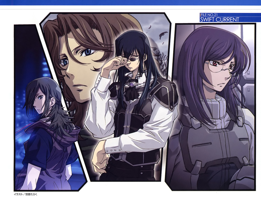 allelujah_haptism grave_violento gundam gundam_00 gundam_00p lockon_stratos male neil_dylandy tieria_erde uon_taraku