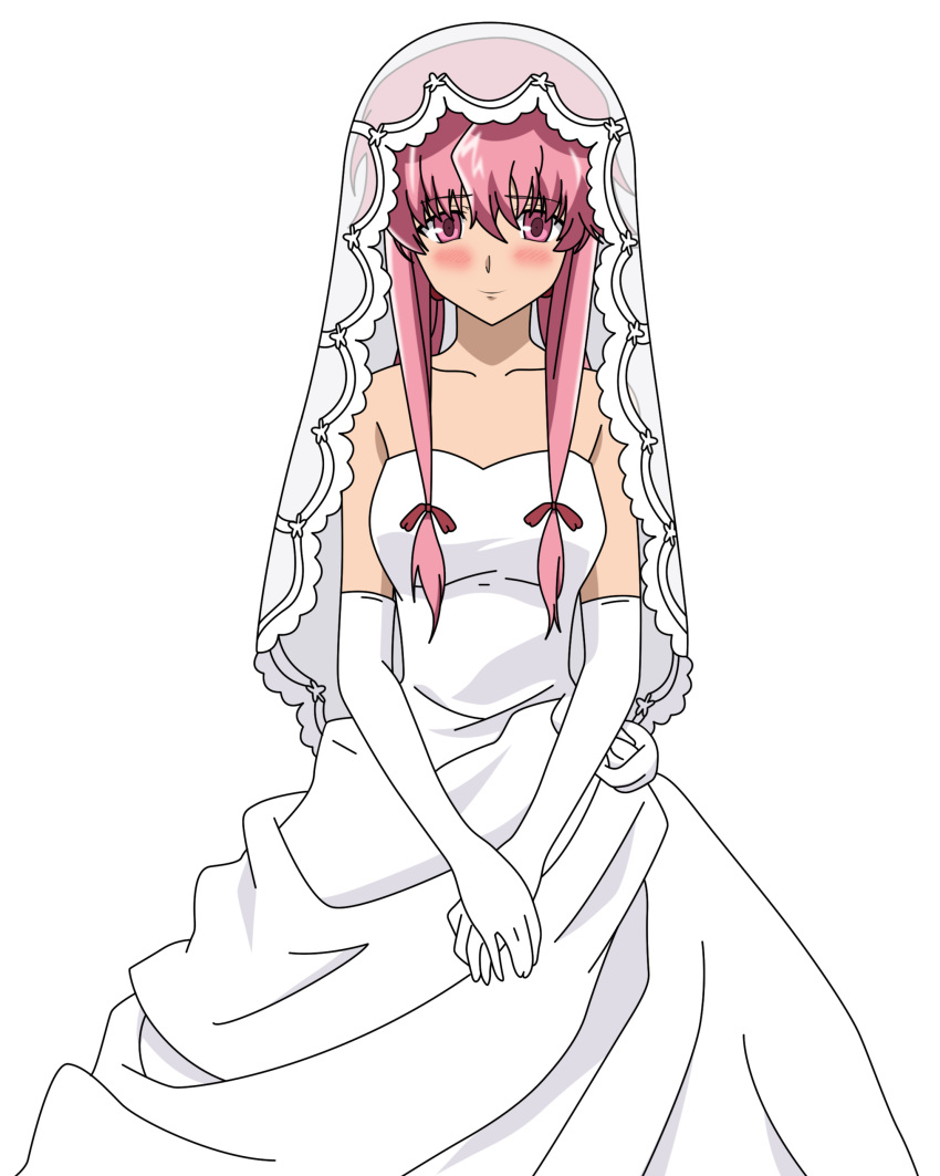 gasai_yuno mirai_nikki tagme transparent_png vector_trace