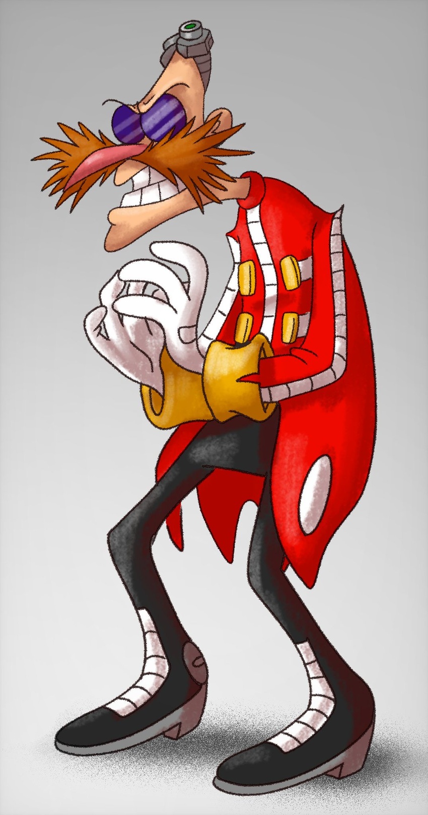 clarissa_arts clothed clothing cosplay crossover crossover_cosplay disney dr._eggman dr._heinz_doofenshmirtz hi_res human human_only male mammal not_furry phineas_and_ferb sega solo sonic_the_hedgehog_(series)