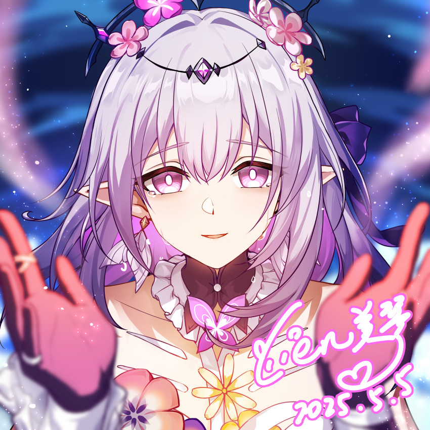 BBooru - absurdres castorice (honkai: star rail) cen (cenll) collarbone ...
