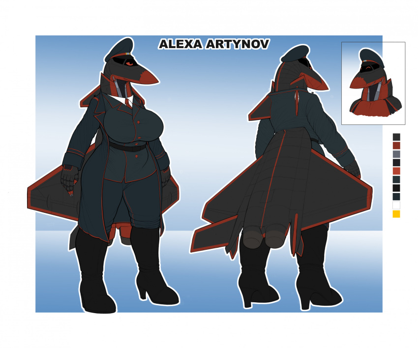 BBooru - aeromorph aircraft airplane anthro back wings big breasts ...