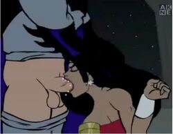 1boy 1girls batman batman_(series) big_breasts black_hair blowjob dc dc_comics dcau deepthroat fellatio female justice_league male oral pants_down tagme unknown_artist wonder_woman wonder_woman_(series) rating:Explicit score:13 user:bot