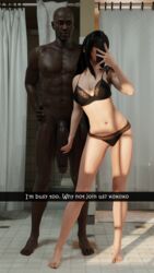 1boy 1girls 3d big_penis black_panties black_penis cuckold dark-skinned_male dark_skin final_fantasy final_fantasy_vii interracial miamimiski mirror_selfie selfie tifa_lockhart rating:Explicit score:157 user:MiamiMiski