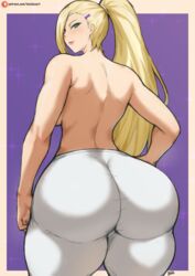 1girls 2d 2d_(artwork) alternate_costume ass ass_bigger_than_head ass_focus back_view bare_back bare_shoulders batako big_ass blonde_hair blue_eyes boruto:_naruto_next_generations bottom_heavy dat_ass fat_ass female female_focus female_only from_behind hair_over_one_eye huge_ass ino_yamanaka large_ass leggings light-skinned_female light_skin lipstick looking_at_viewer looking_back looking_back_at_viewer makeup mature mature_female milf naruto naruto_(series) pale-skinned_female pale_skin patreon_username plump ponytail rear_view skimpy skimpy_clothes solo solo_female solo_focus thick_ass thick_thighs thighs tied_hair tight_clothing topless topless_female url very_long_hair voluptuous watermark web_address white_border workout_clothes yoga_pants rating:Explicit score:126 user:Shufafija