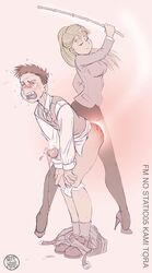  age_difference femdom handsfree_ejaculation kamitora malesub pantyhose spanking teacher  rating:explicit score: user:kambei