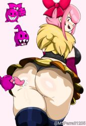 1girls big_ass big_breasts female licking melodie_(brawl_stars) melodie_note_(brawl_stars) msparras1205 pink_hair supercell tagme rating:Explicit score:27 user:Nt-M_05