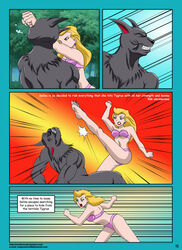 anthro batman:_the_animated_series batman_(series) big_breasts blonde_hair bra catwoman_(dcau) comic dc dc_comics dcau deviantart_username dialog email_address english_text feline female fur furry green_eyes hair humiliation locofuria male muscles page_12 page_number panties selina_kyle straight_hair text transformation tygrus_(character) underwear yellow_eyes rating:Explicit score:13 user:squiddy