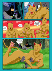 batman batman:_the_animated_series batman_(bruce_wayne) batman_(series) breast_sucking breastfeeding breasts bruce_wayne catwoman_(dcau) comic dc_comics dcau dialogue english_text feline female fur furry kitten lactation locofuria male milk multi_breast muscles nipples nude pointy_ears pregnant pussy selina_kyle speech_bubble tail text transformation tygrus_(character) werecat werecat_selina whiskers yellow_eyes rating:Explicit score:36 user:squiddy