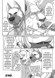 blush canine censored clothing comic dialogue feline furry gay german_shepherd grope licking lion male male/male male_only muscles no_humans penis police ron9 saliva shirt tongue translated trousers uniform yaoi rating:Explicit score:11 user:bot