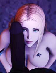 3d artist_request blonde_female blonde_hair blue_eyes breasts busty choker dark-skinned_male female female_focus final_fantasy final_fantasy_xiv gpose(ffxiv) huge_balls huge_breasts huge_cock hyur interracial larger_male light-skinned_female male male/female melanie(ffxiv) pale-skinned_female penis_on_face queen_of_spades smaller_female source_request rating:Explicit score:60 user:Dumb_4_BBC