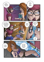 angry brown_hair comic crossover disney family_guy female glasses green_eyes human kartoon_warz_#2:_bikini_party kim_possible kimberly_ann_possible large_breasts mad meg_griffin orange_hair reddyheart redhead short_hair rating:Safe score:14 user:FrankieMan