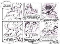 comic english_text fur hedgehog interspecies male male_only mammoth_mogul monochrome multiple_males neokat nude penis size_difference sonic_(series) sonic_the_hedgehog tagme testicles text rating:Explicit score:6 user:bot