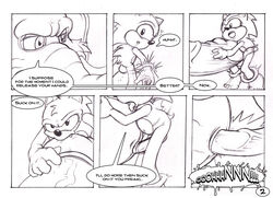 comic docking english_text fur hedgehog interspecies male male_only mammoth_mogul monochrome multiple_males neokat nude penis size_difference sonic_(series) sonic_the_hedgehog tagme testicles text rating:Explicit score:4 user:bot