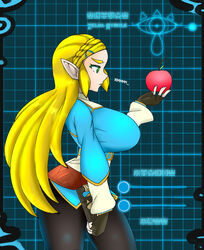 1girls apple attribute_slider breast_expansion breasts breath_of_the_wild demigoddess female huge_breasts kazuya_zoey nintendo princess_zelda sheikah_slate slider the_legend_of_zelda zelda_(breath_of_the_wild) rating:Explicit score:148 user:Dragonballgt9999