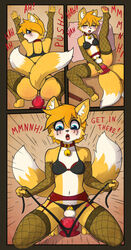 1futa 2_tails anal anal_masturbation anal_object_insertion animal_dildo animal_sex_toy anthro anus ass balls bell bell_collar blue_eyes blush bodily_fluids bra canid canine canine_dildo chastity_cage chastity_device clothed clothing collar comic crossdressing dildo dildo_in_ass dildo_sitting english_text eyelashes femboy fishnet fishnet_gloves fishnet_handwear fishnet_thigh_highs fox fox_boy fur furry garter_belt garter_straps genital_fluids genitals girly gloves gold_(metal) gold_chastity_cage gold_chastity_device handwear hi_res husdur indoors knotted_dildo lingerie lipstick makeup makeup_running male male_only mammal mascara mascara_tears masturbation multi_tail object_insertion otoko_no_ko penetration runny_makeup sega sex_toy sex_toy_in_ass sissy small_chastity_cage solo sonic_(series) sonic_the_hedgehog_(series) tail tails underwear underwear_only yellow_body yellow_fur rating:Explicit score:132 user:bot