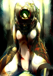 1girls big_sister_(bioshock) bioshock bioshock_2 blood female female_only iopichio navel pussy signature solo vagina rating:Explicit score:127 user:bot