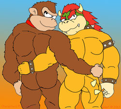 bob_buffalo bowser color donkey_kong donkey_kong_(series) furry interspecies kong koopa male male_only mario_(series) multiple_boys nintendo no_humans yaoi rating:Explicit score:9 user:bot