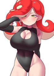 boob_window green_eyes nintendo nobunagapero octoling octoling_girl octoling_rival peronattu red_hair splatoon splatoon_(series) tagme tentacle_hair white_background rating:Explicit score:69 user:CursedImages