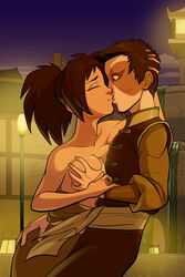 1boy 1girls avatar_the_last_airbender breast_grab breasts burn_scar clothing color digital_media_(artwork) female hand_on_breast human imminent_sex jin_(avatar) kissing large_breasts light-skinned_female male nickelodeon public_nudity scar straight teenage_girl teenager topless zet13 zuko rating:Questionable score:242 user:Devil