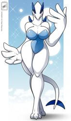 anus ass breasts female furry large_breasts lugia nipples no_humans pokemon pokephilia posing solo tail walter_sache rating:Explicit score:50 user:Rizhtrainer