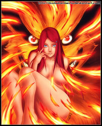 1boy 1girls blue_eyes cedric_humbert female fox kurama long_hair male monster naruto nude red_eyes red_hair tagme uzumaki_kushina rating:Questionable score:60 user:bot