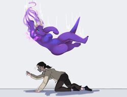  absurd_res action_pose anthro aurora_stellaris belly_scales blue_byte_(game_developer) blue_eyes dragon duo falling female female/female hair hi_res horn human humanoid long_hair magic mammal meme morrya multi_horn mythological_creature mythological_scalie mythology pose purple_body purple_hair purple_scales rainbow_six rainbow_six:_siege scales scalie tail tom_clancy's_(series) ubisoft  rating:safe score: user:bot