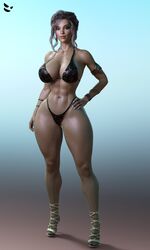 1girls 3d abs alternate_hairstyle apex_legends ass big_ass big_breasts bikini bra breasts cleavage dark-skinned_female dark_skin female female_only gm_studios large_breasts loba loba_(apex_legends) loba_andrade pinup_pose posing respawn_entertainment solo thick_thighs wide_hips rating:Questionable score:113 user:Crcole331