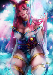 1girls ahri female female_focus female_only league_of_legends lumija-art rating:Questionable score:5 user:mydickhurtaf