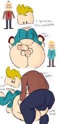 3boys annoyed blonde_hair blue_shirt boner_in_pants brown_shirt canadian dry_humping femboy gay_af phillip_argyle red_shirt scott_the_dick solo007_(artist) south_park terrance_and_phillip terrance_stoot thick_ass thick_thighs thigh_sex this_is_so_hot. rating:Explicit score:28 user:Goofybrookle