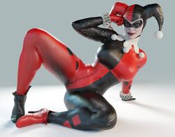 1girls 3d 3d_(artwork) batman_(series) big_breasts bodysuit curvaceous curvy curvy_figure dc dc_comics female female_only harley_quinn harley_quinn_(classic) high_heels hourglass_figure large_breasts pose posing smitty34 solo thick_legs thick_thighs villain villainess rating:Questionable score:148 user:SILV3RBACK